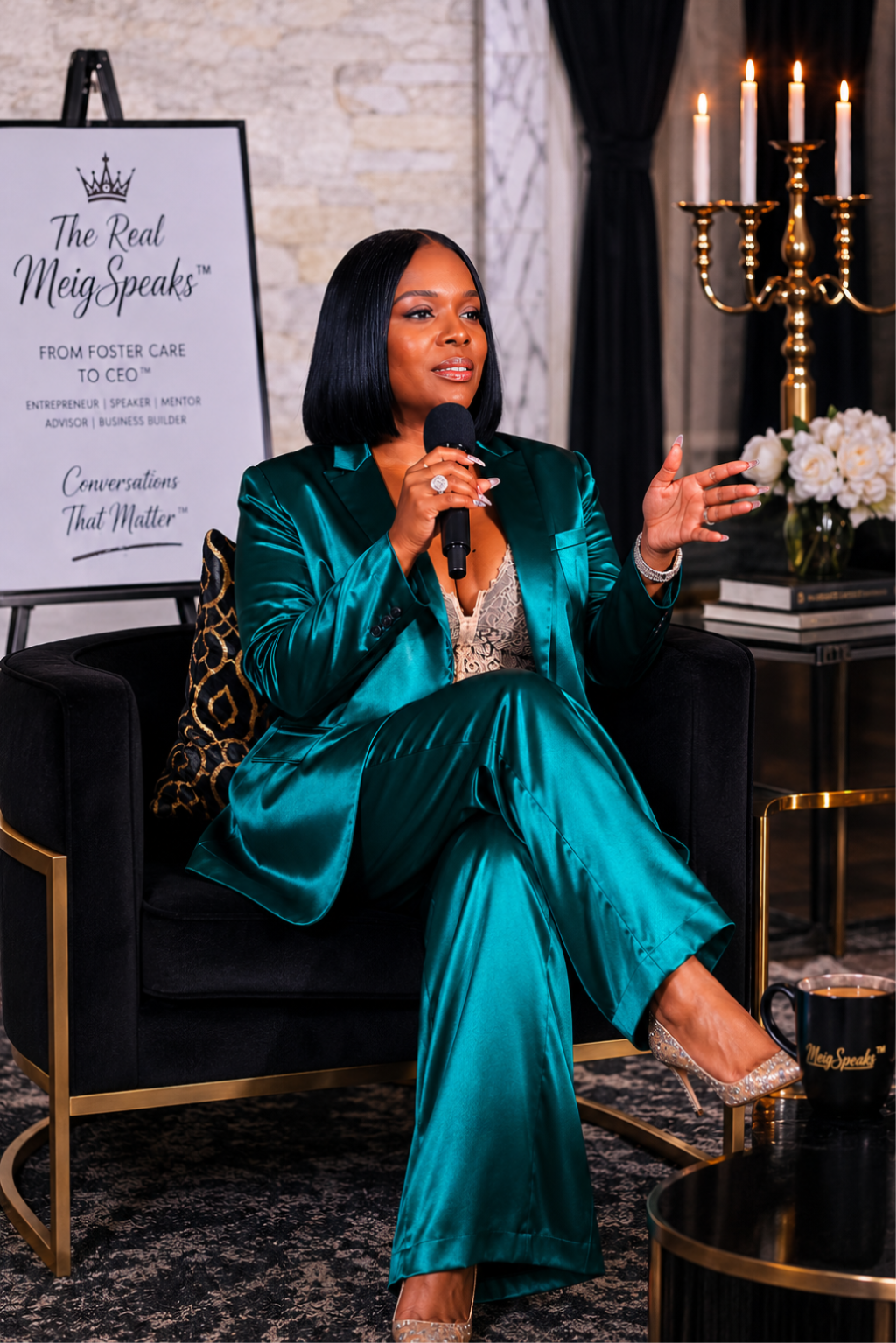 Meighan Cole-Bailey, founder of Trucking in High Heels™